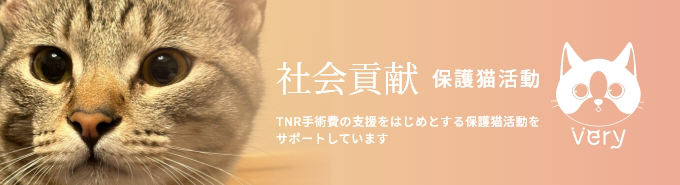 社会貢献　保護猫活動